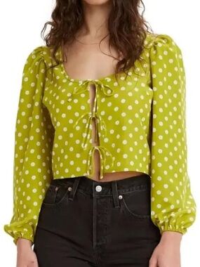 Levi's Women's Embry Tie Blouse XS